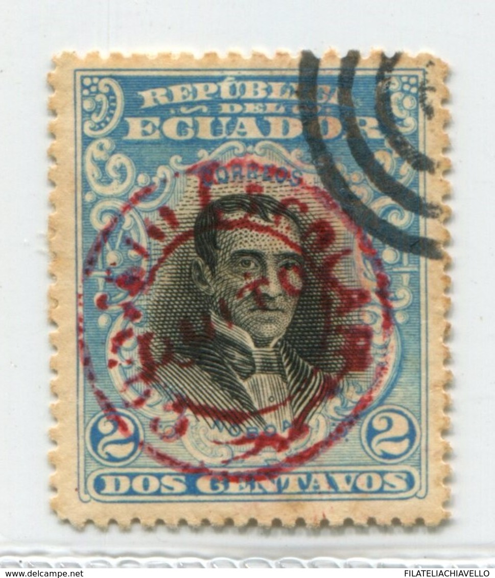 ECUADOR 1907 PICHINCHA LOCAL SCHOOL Overprint STAMP UNCOMMON # 51105 160120 - Ecuador