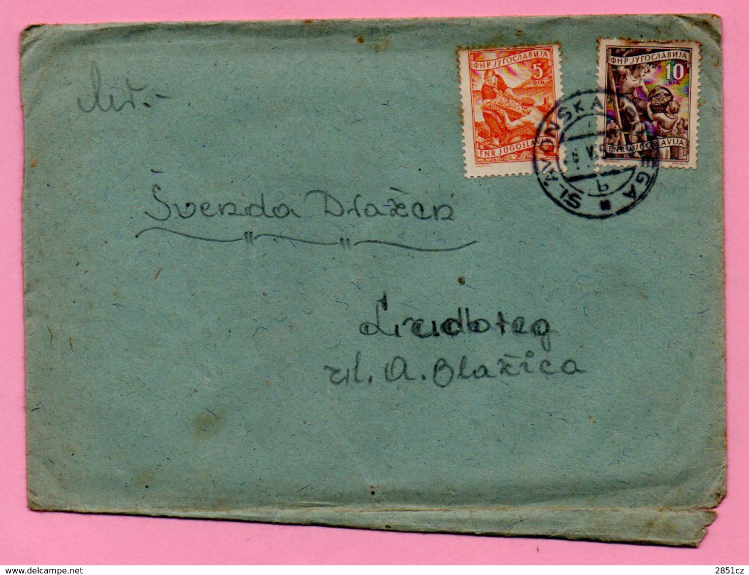 Letter - Slavonska Požega, 1952., Yugoslavia - Cartas & Documentos