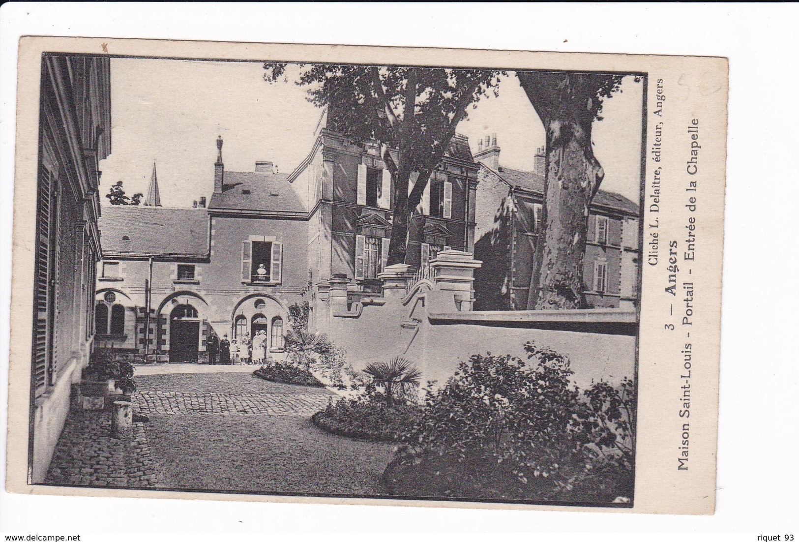 3 - Angers - Maison Saint-Louis - Portail - Entée De La Chapelle - Angers