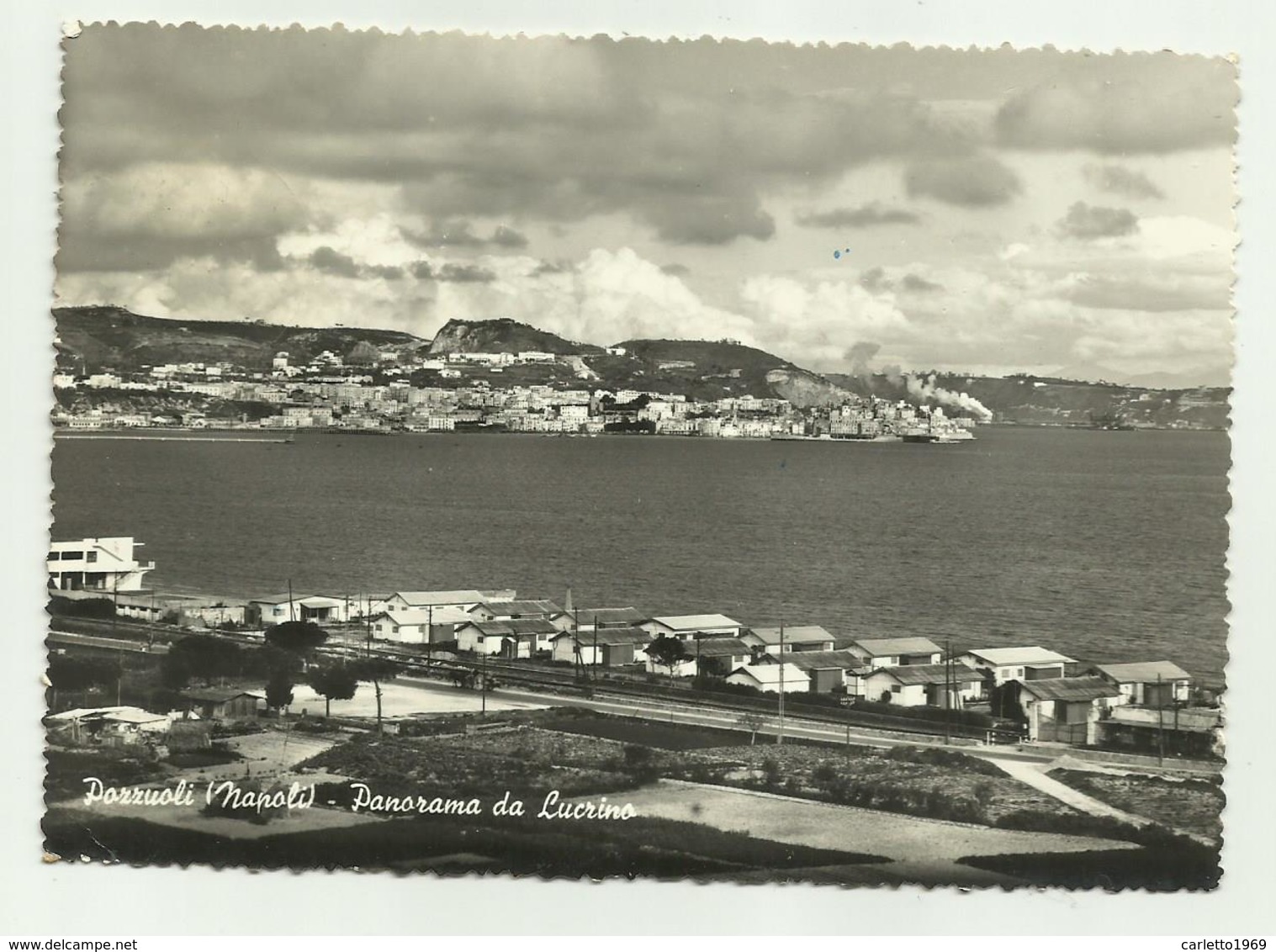 POZZUOLI ( NAPOLI )  - PANORAMA DA LUCRINO  - VIAGGIATA   FG - Pozzuoli