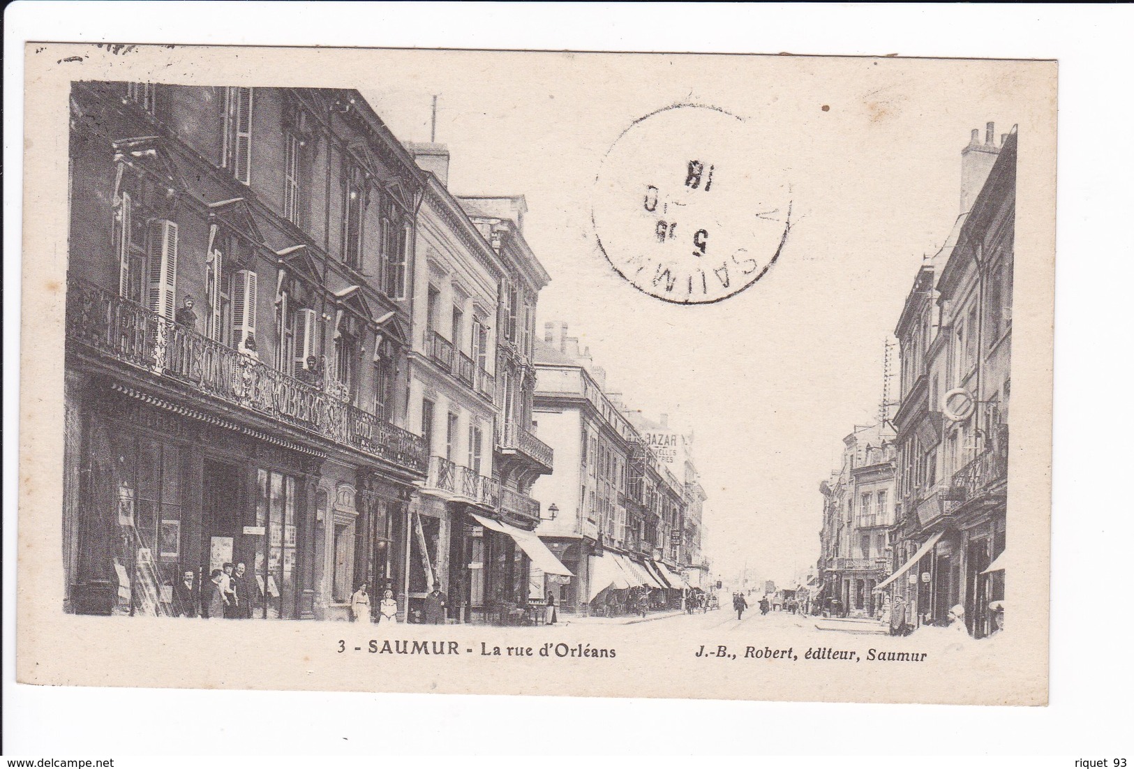 3 - SAUMUR - La Rue D'Orléans - Saumur