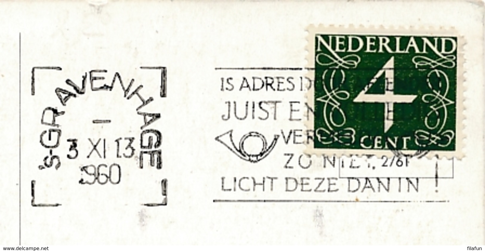 Nederland - 1960 - 4 Cent Op Geaddresseerde Reklame Postkaart Voor Ford Taunus 17M - Andere & Zonder Classificatie