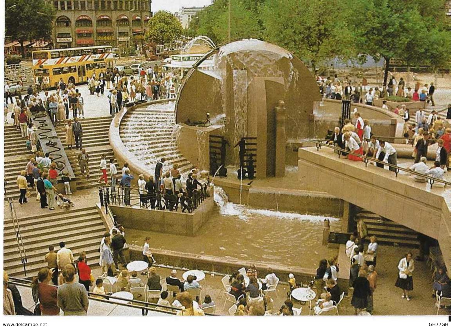 CP BERLIN -piazza Breitscheidplatz -postkarte - Charlottenburg