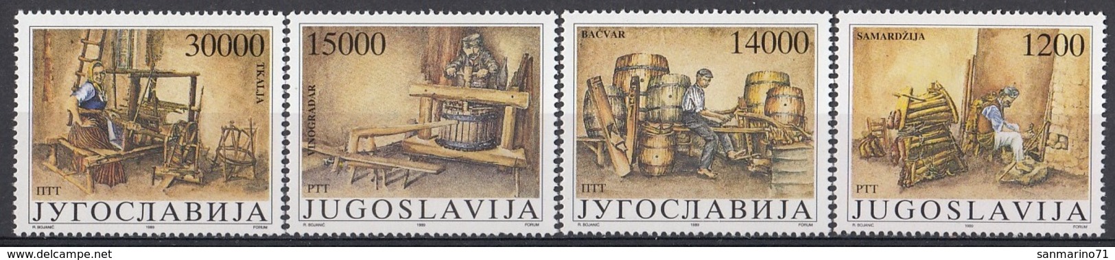 YUGOSLAVIA 2380-2383,unused - Ongebruikt