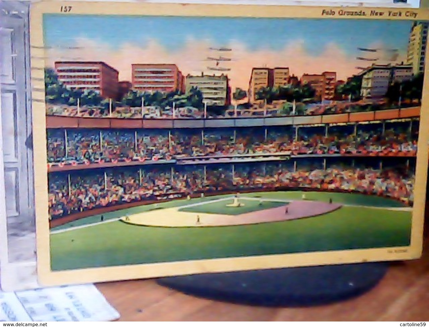 USA NEW YORK CITY, NY - POLO GROUNDS, HOME OF THE GIANTS, THE YANKEES & THE METS STADE V1952  HK4119 - Stades & Structures Sportives