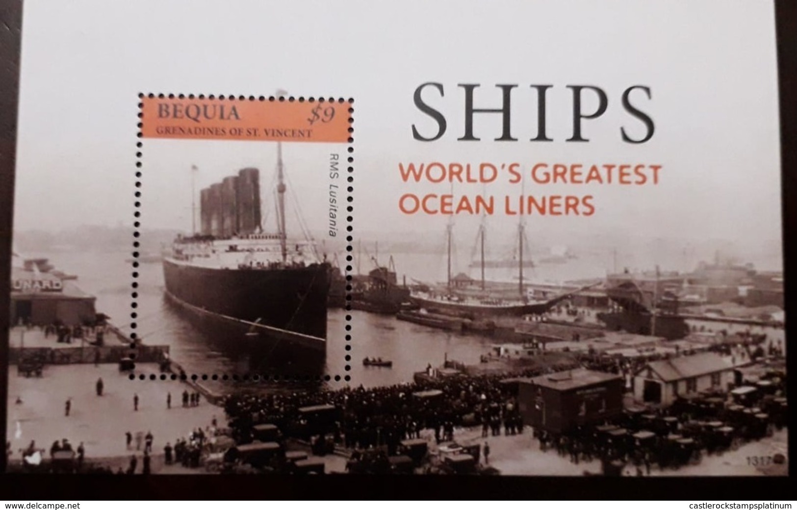 U) 2012, GRENADINES OF ST. VICENT, SHIPS WORLD'S OCEAN LINERS, MULTIPLE STAMPS, PERFORATED - St.Vincent & Grenadines