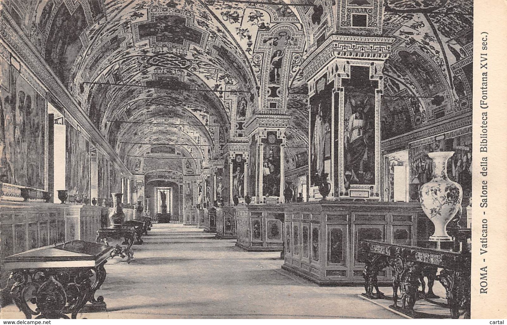 ROMA - VATICANO - Salone Della Biblioteca (Fontana XVI Sec) - Vatikanstadt