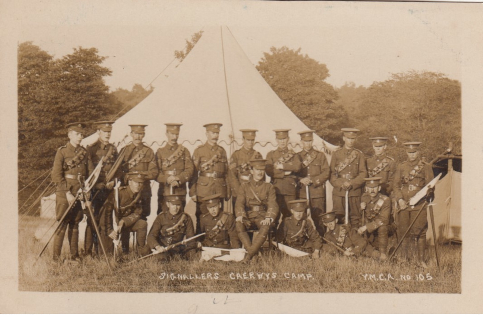 RP: Fleetwood , England , 00-10s ; Signallers Caerwys Camp , YMCA No. 105 - Autres & Non Classés