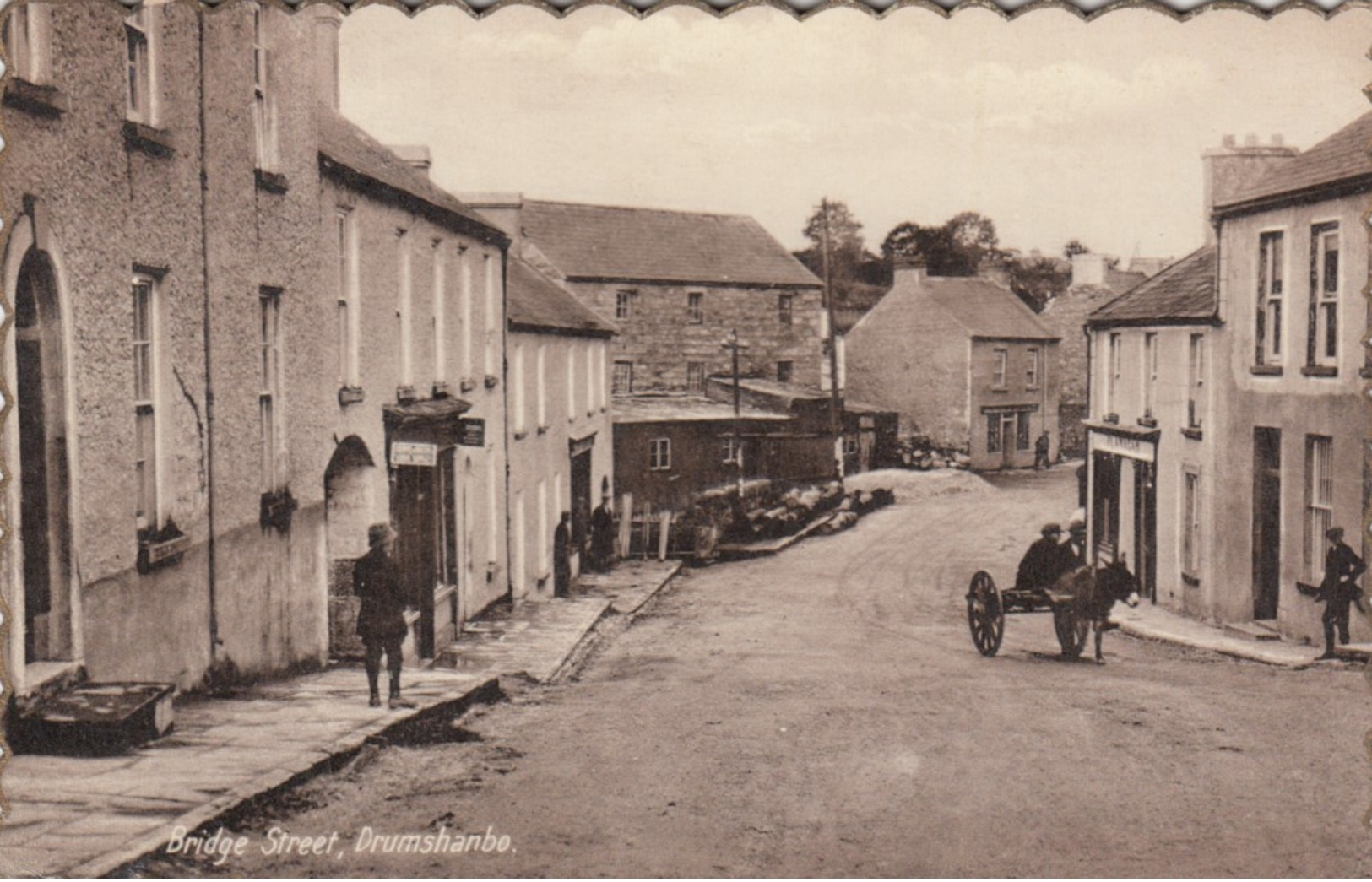 Drumshanbo (Irish: Droim Seanbhó) , County Leitrim, Ireland , 1938 ; Bridge Street - Leitrim