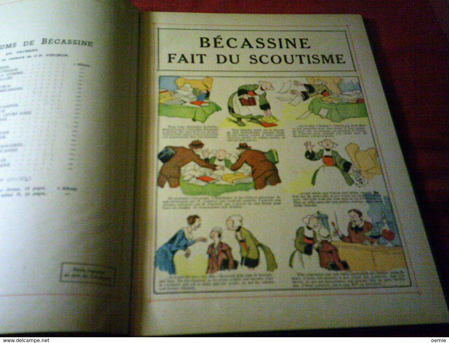 BECASSINE  FAIT DU SCOUTISME   EDITION GAUTIER LANGUEREAU   EDITION 1949 - Bécassine