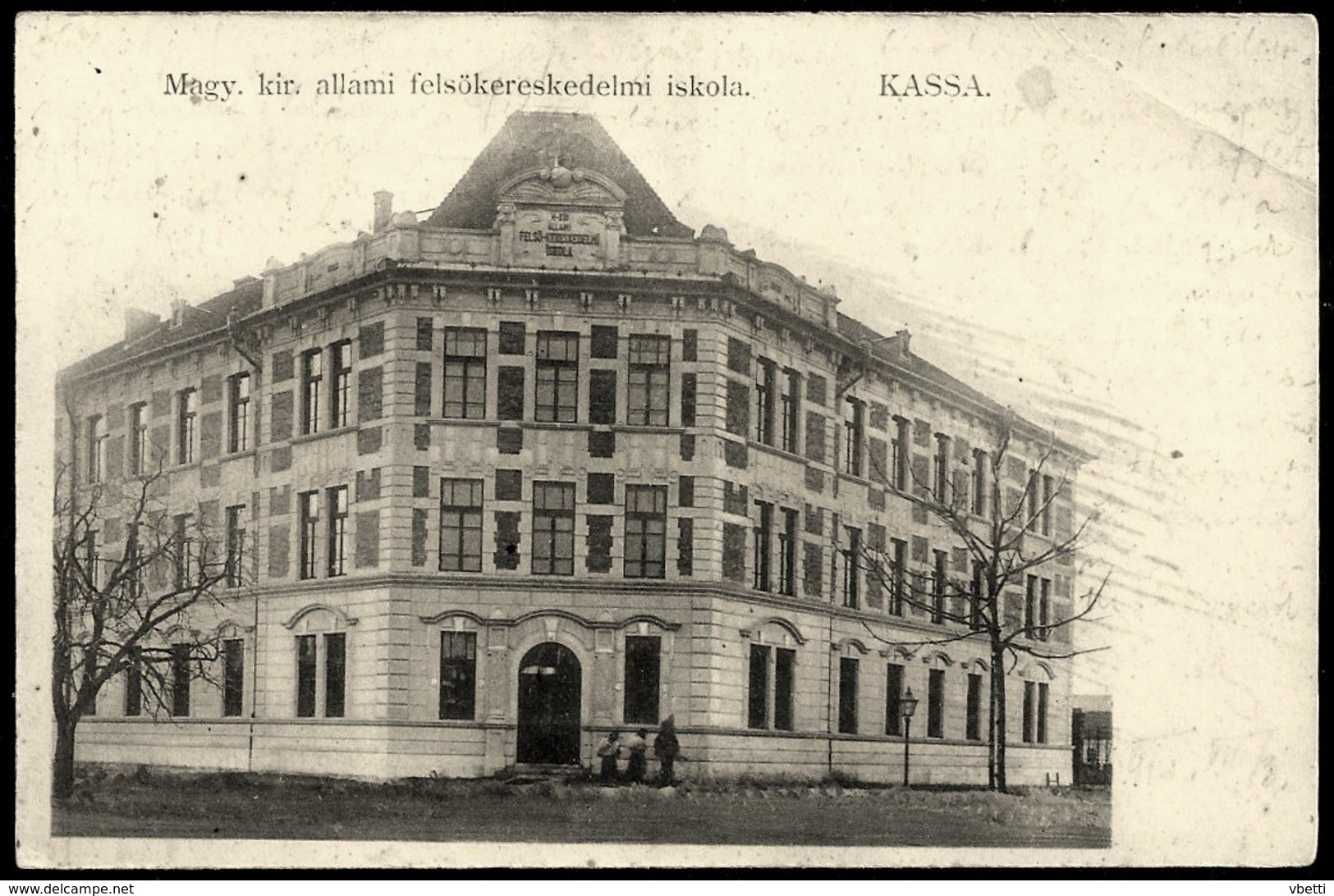 Slovakia / Hungary: Kassa (Kosice / Kaschau), Hungarian Royal State Commercial School - Slovakia