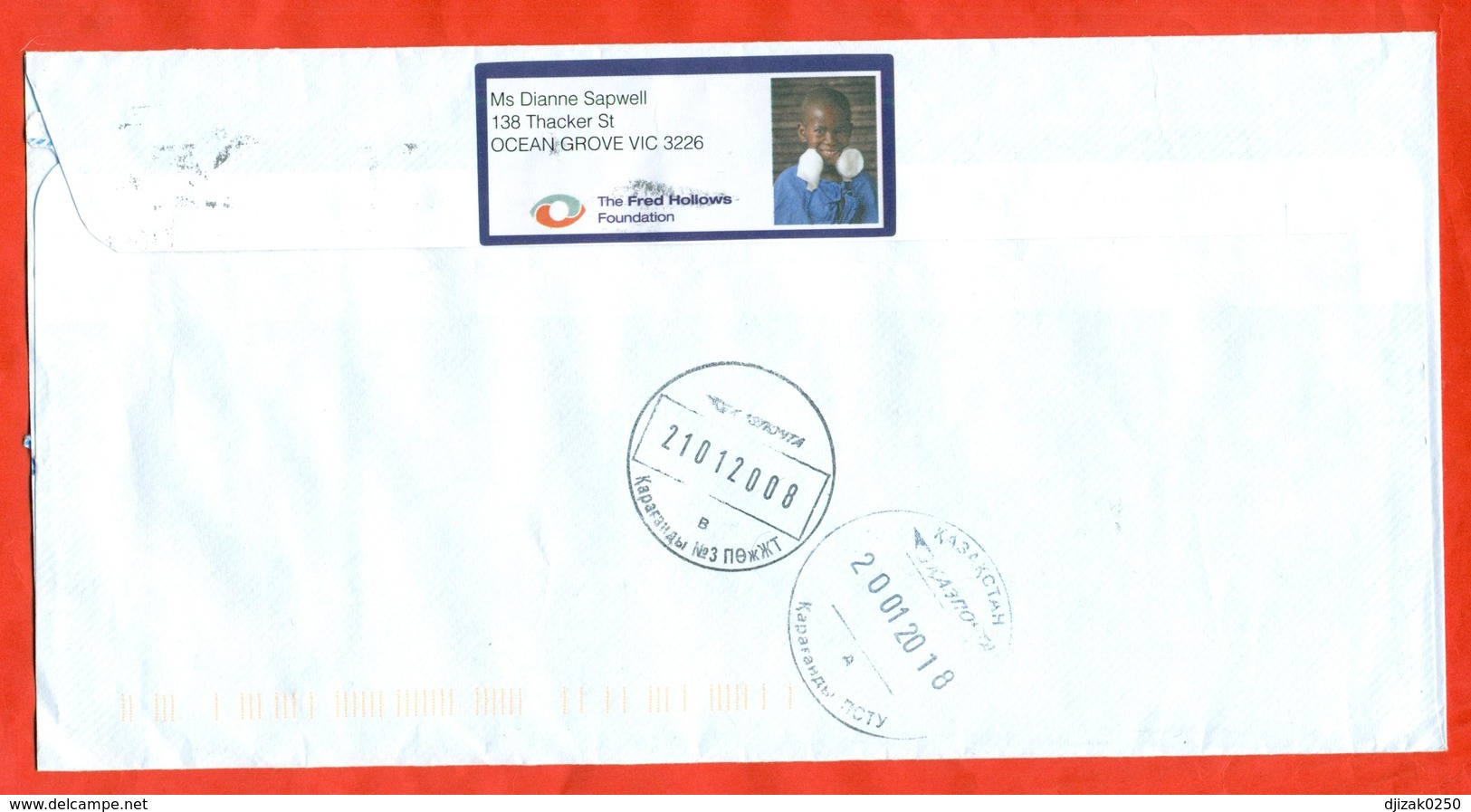 Australia 2019. The Envelope  Passed The Mail. Airmail. - Other & Unclassified