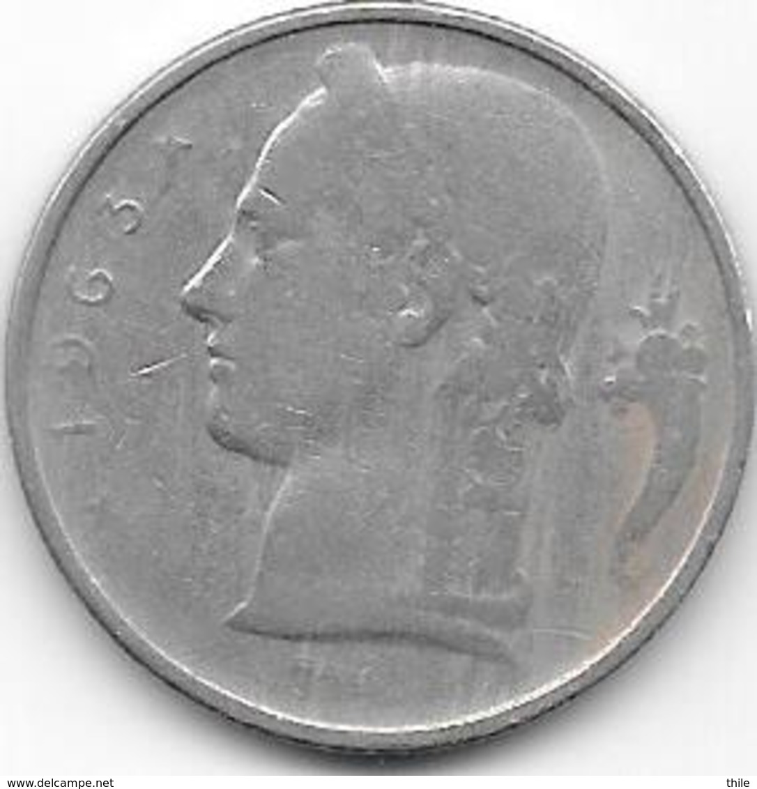 BELGIE 1963 - 5 Francs - 5 Frank