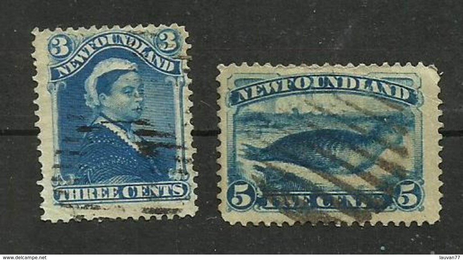 Terre-neuve N°37, 38 Cote 17 Euros - 1865-1902