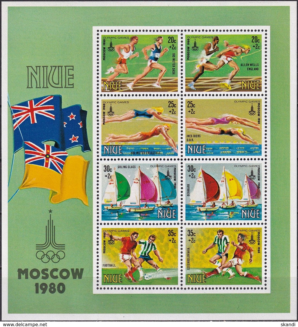 NIUE 1980 Mi-Nr. Block 38 ** MNH - Niue