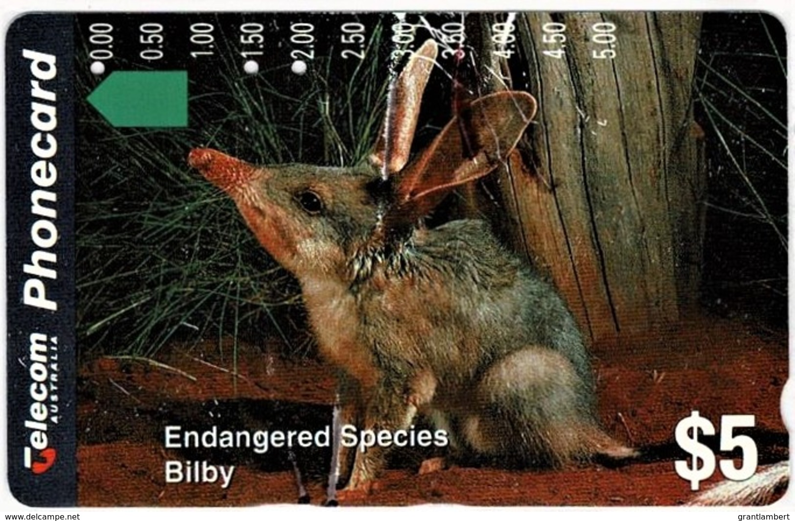 Australia 1994 Endangered Species Bilby Phonecard Used - - Australia