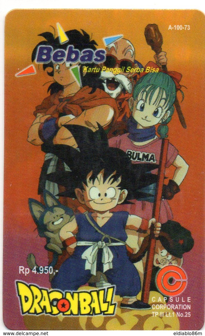 INDONESIA - BEBAS - THEMATIC CARTOON ANIME MANGA - DRAGON BALL - Indonesia