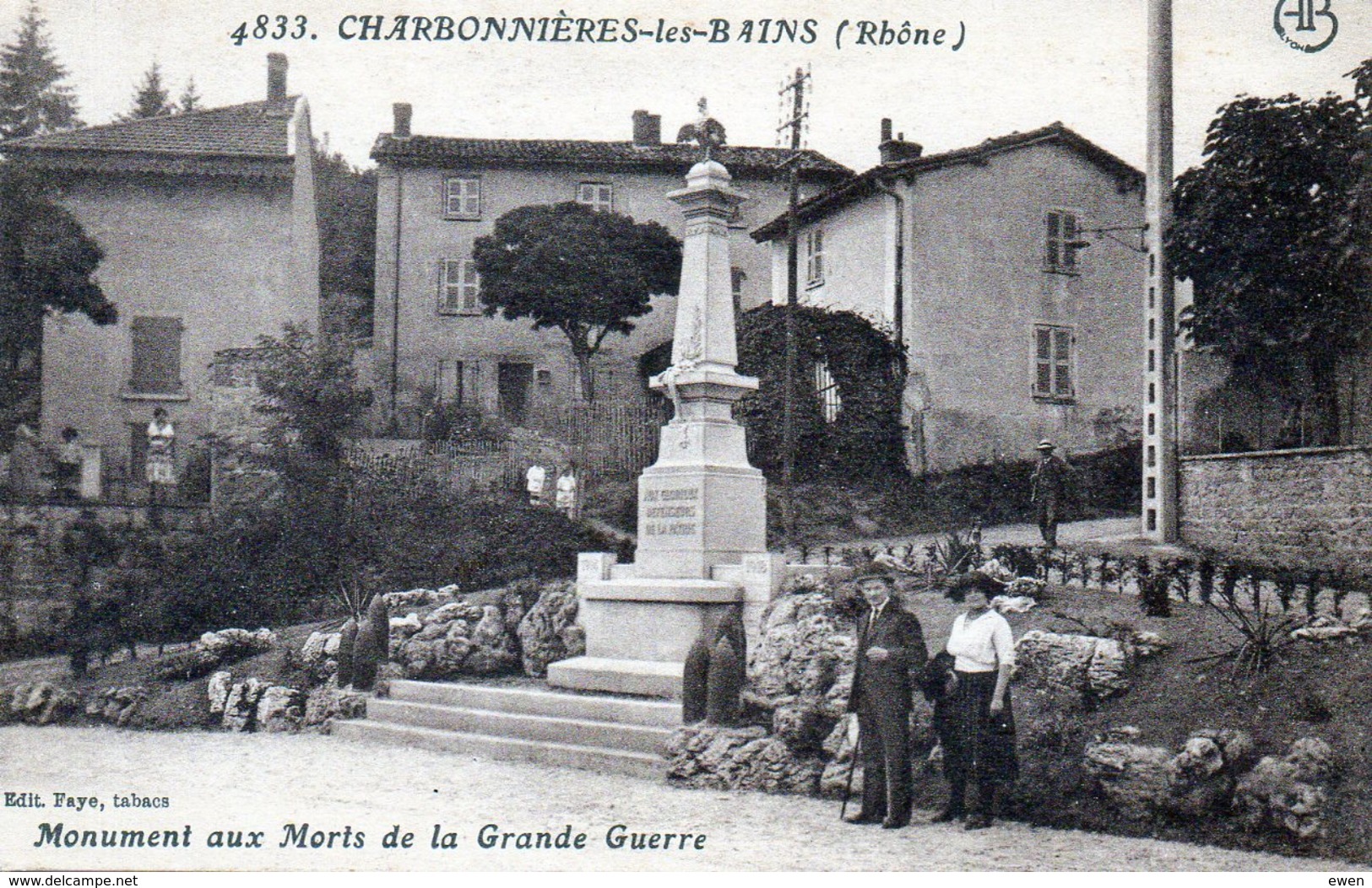 Charbonnières-les-Bains. Monument Aux Morts De La Grande Guerre. - Charbonniere Les Bains