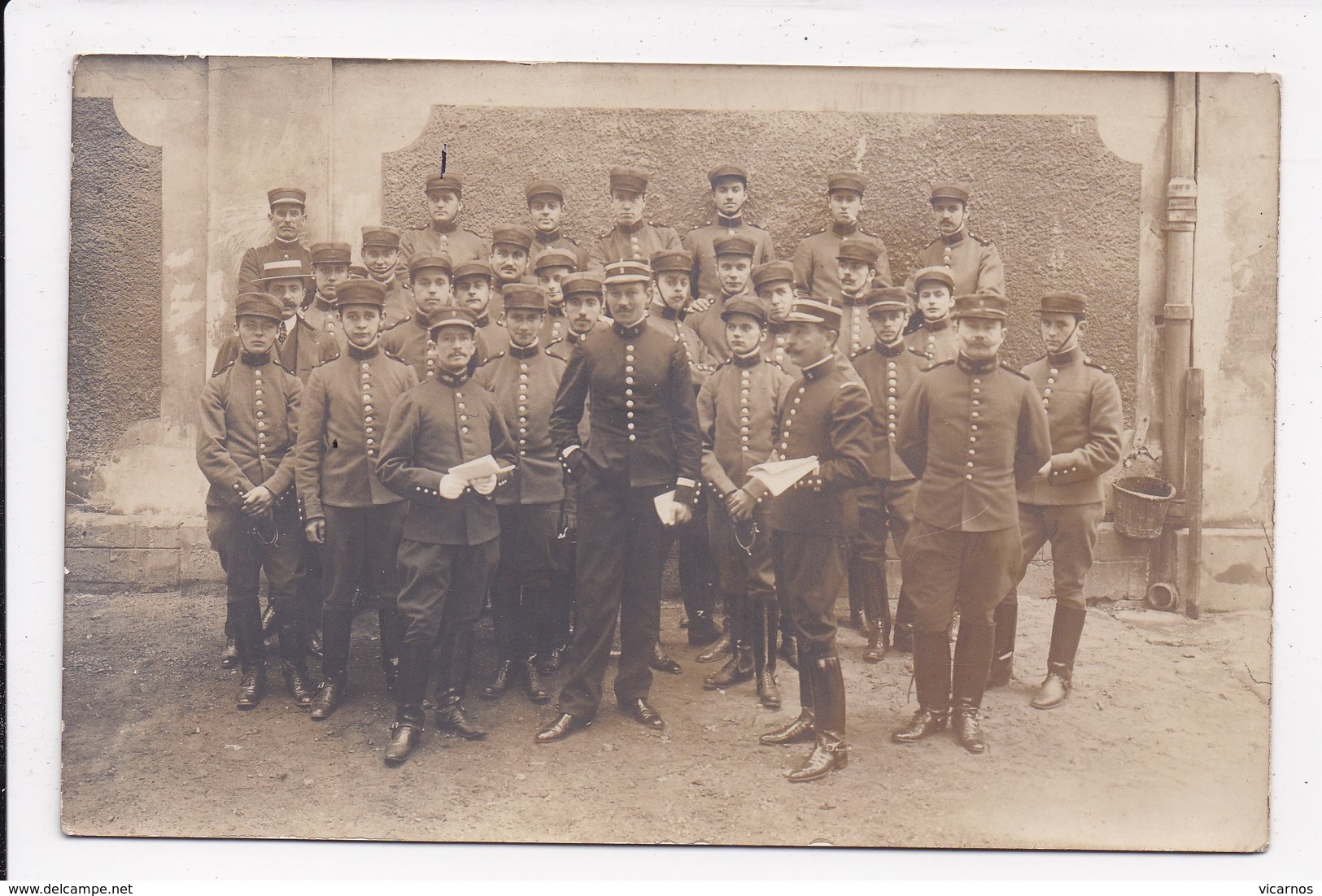 CARTE PHOTO MILITARIA  Groupe De Militaires - Characters