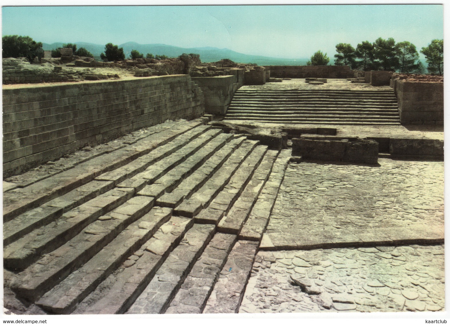 Phaestos - Le Théatre Et L'escalier - The Theatre And The Staircase  - (Greece) - Griekenland