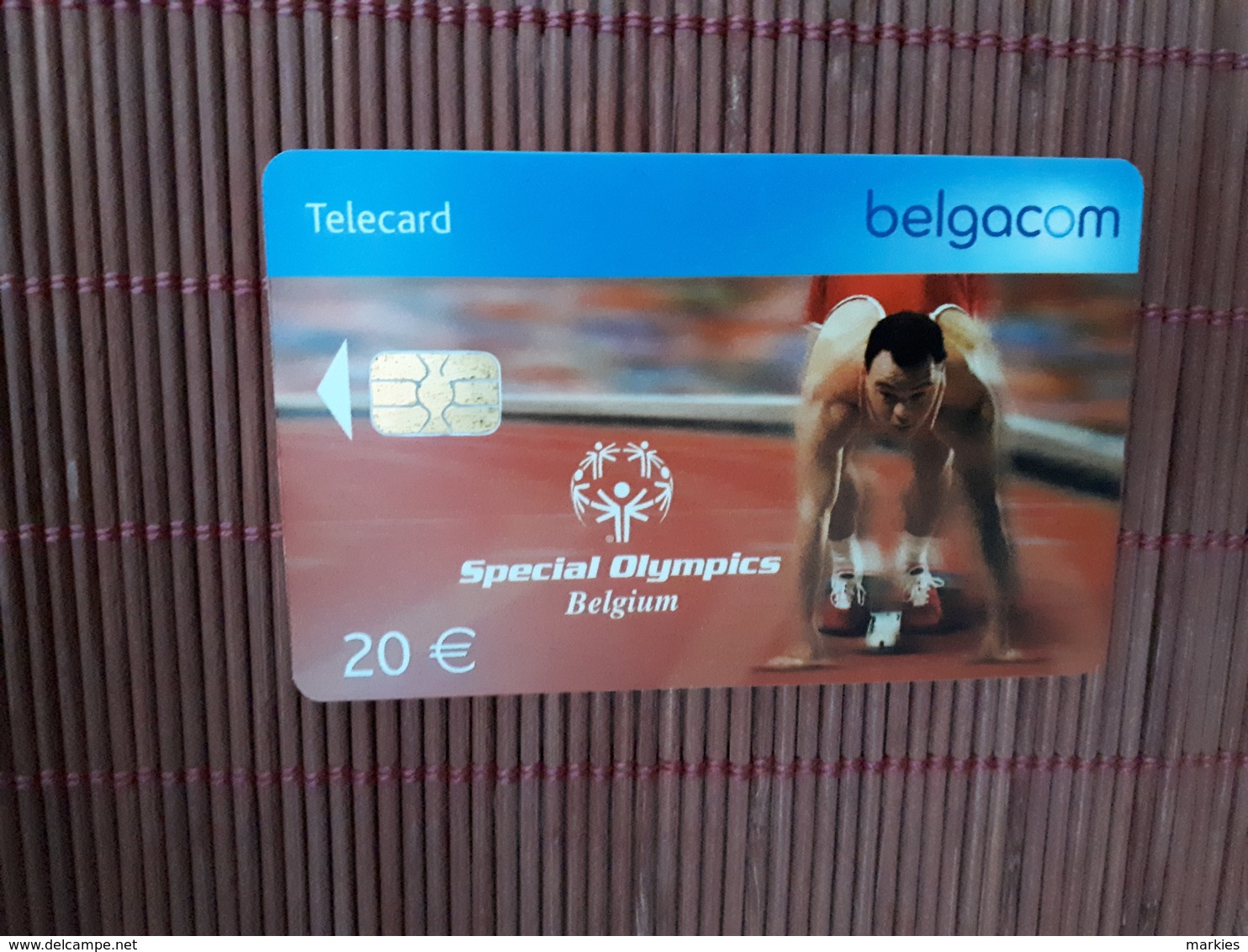 Phonecard Special Olympics 20 Euro  NI 01/05/2007 Used Very Rare - With Chip