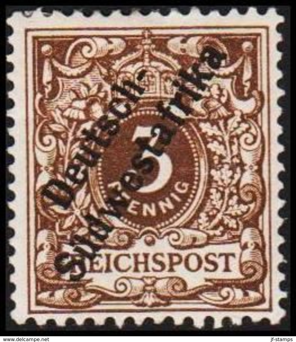 1898 - 1899. Deutsch-Südwestafrika 3 Pf. REICHSPOST. (Michel 5a) - JF319558 - Africa Tedesca Del Sud-Ovest