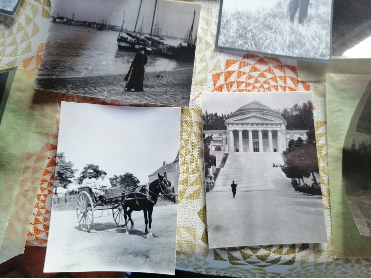 Lot De 6 Photos Avec Negatif Avant 1900  Un Poillue Et Chamonix Palace - Anciennes (Av. 1900)