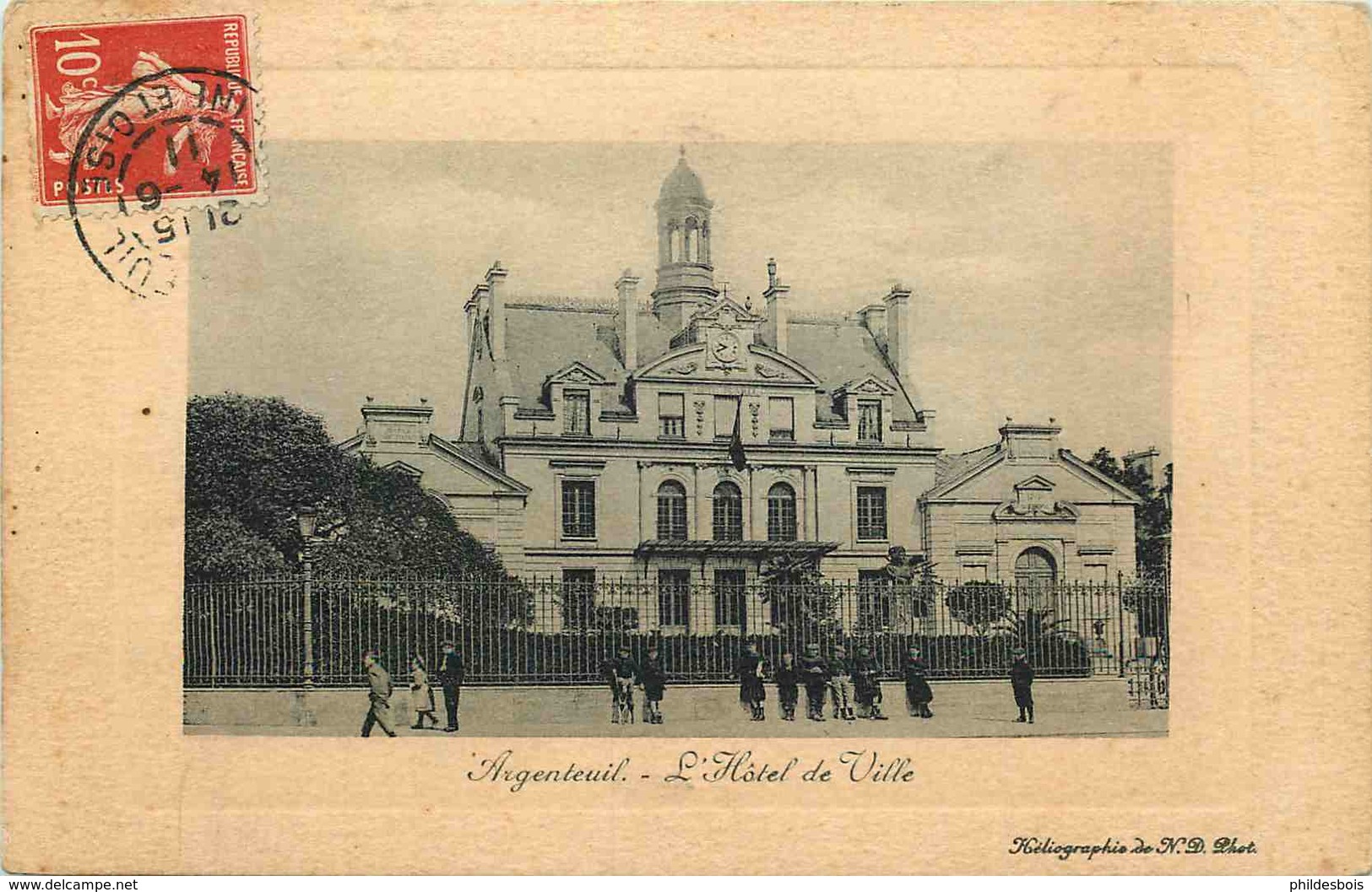 VAL D'OISE  ARGENTEUIL   L' Hotel De Ville - Argenteuil