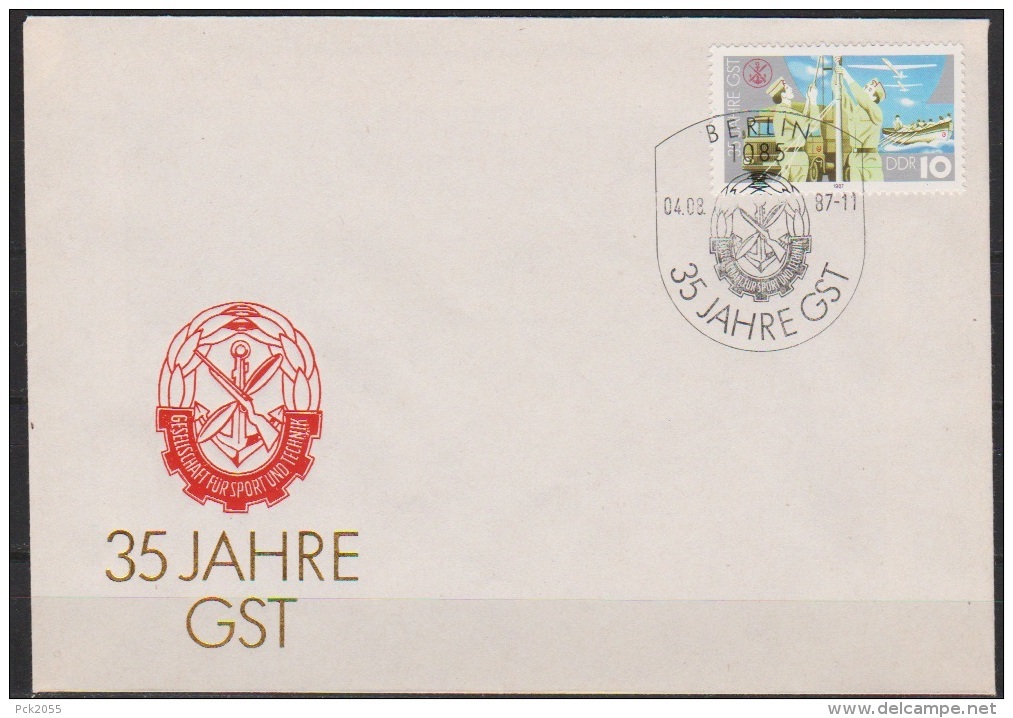 DDR FDC1987 Nr.3117 35 JAHRE GST (d 2657 ) Günstige Versandkosten - 1981-1990