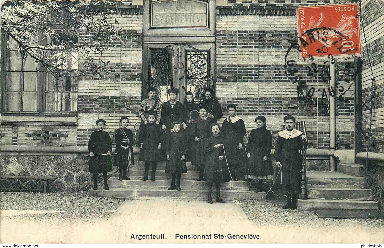 VAL D'OISE  ARGENTEUIL  INSTITUTION PENSIONNAT  SAINTE GENEVIEVE - Argenteuil