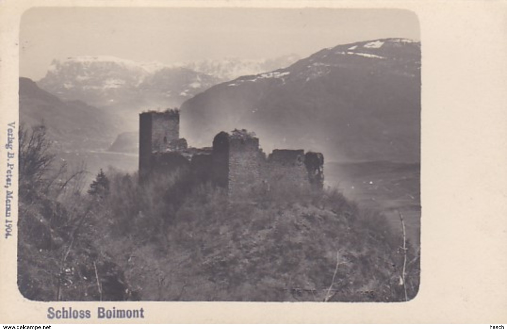 4811137Schloss Boimont. (Verlag B. Peter, Meran 1904.) - Bolzano (Bozen)