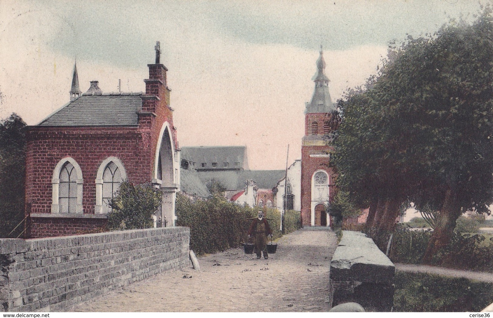 Basse-Wavre Chapelle Saint Joseph Circulée En 1907 - Wavre