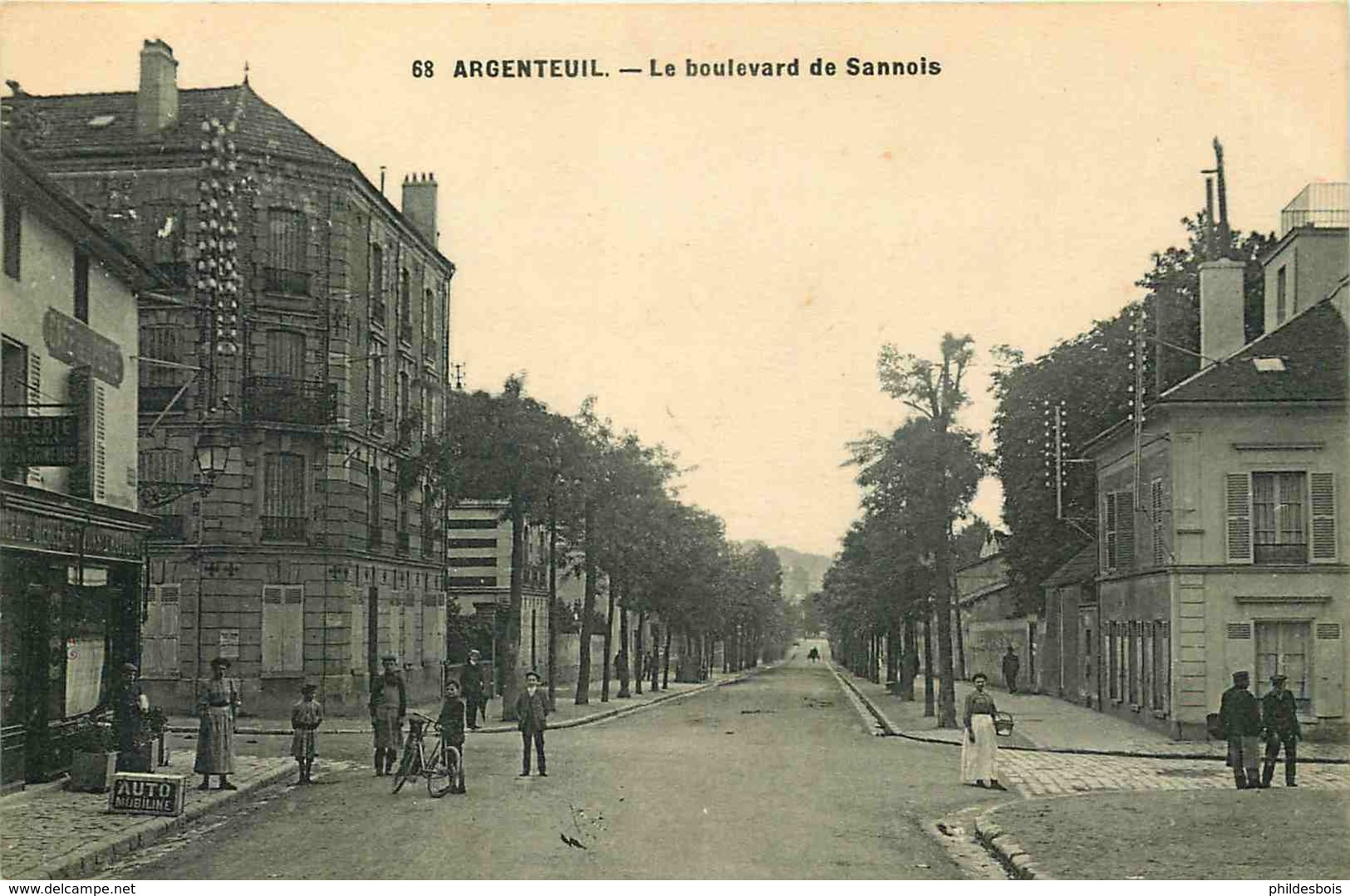 VAL D'OISE  ARGENTEUIL Le Boulevard De Sannois - Argenteuil