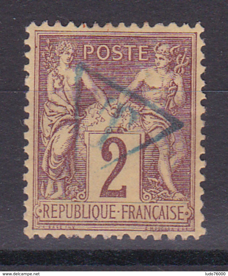 D105/  SAGE N° 85  CACHET TAXE - 1876-1898 Sage (Type II)