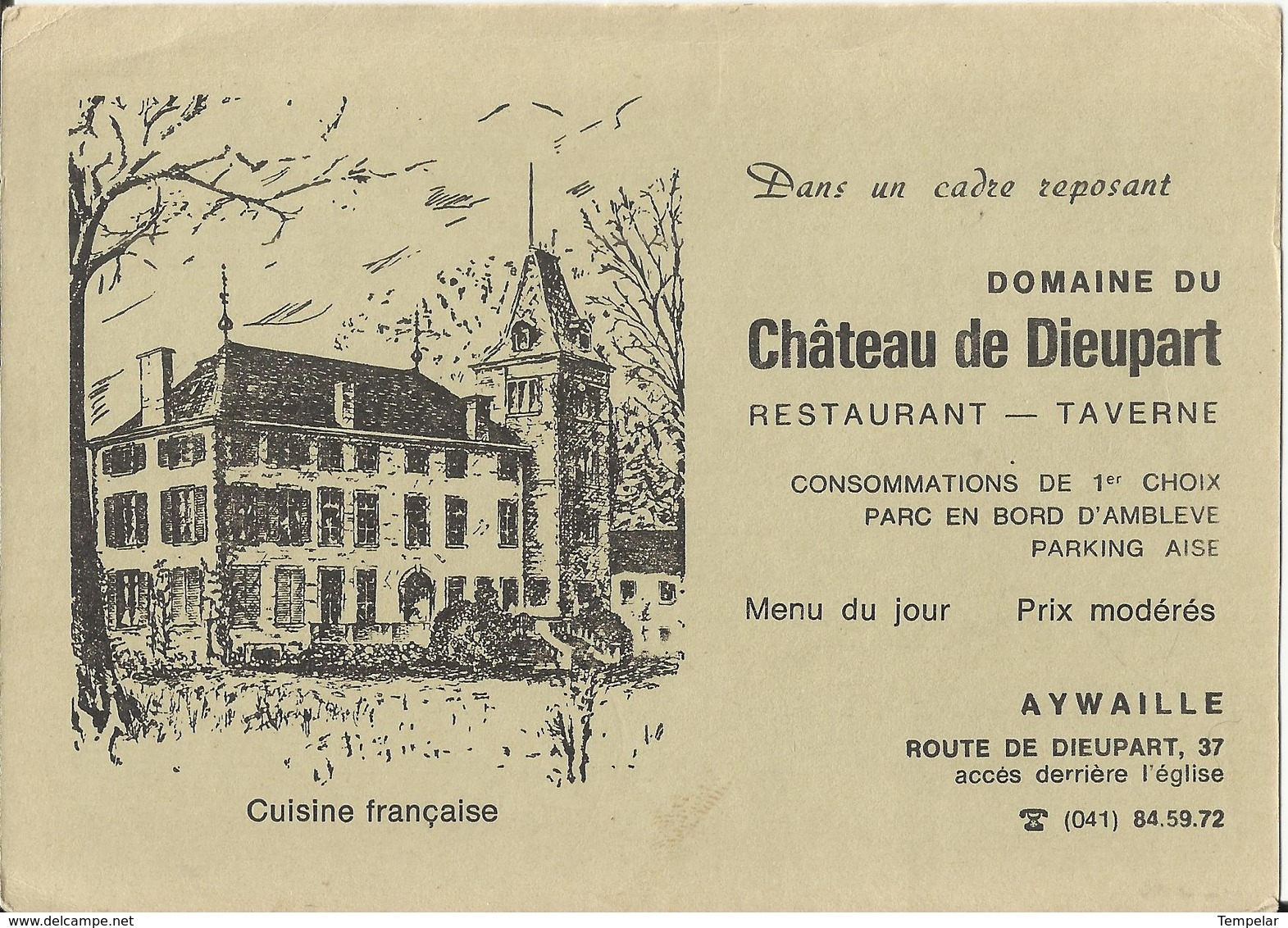 Aywaille - Domaine Du Château De Dieupart - Restaurant - Taverne - Aywaille