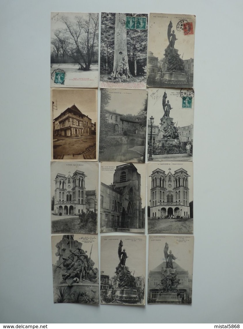 LOT 78 CARTES POSTALES ANCIENNES SAINT DIZIER HAUTE MARNE VOIR 5 PHOTOS - Saint Dizier