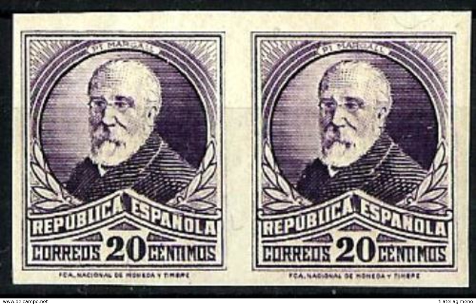 España Nº 666s Charnela. Cat.25€ - Unused Stamps