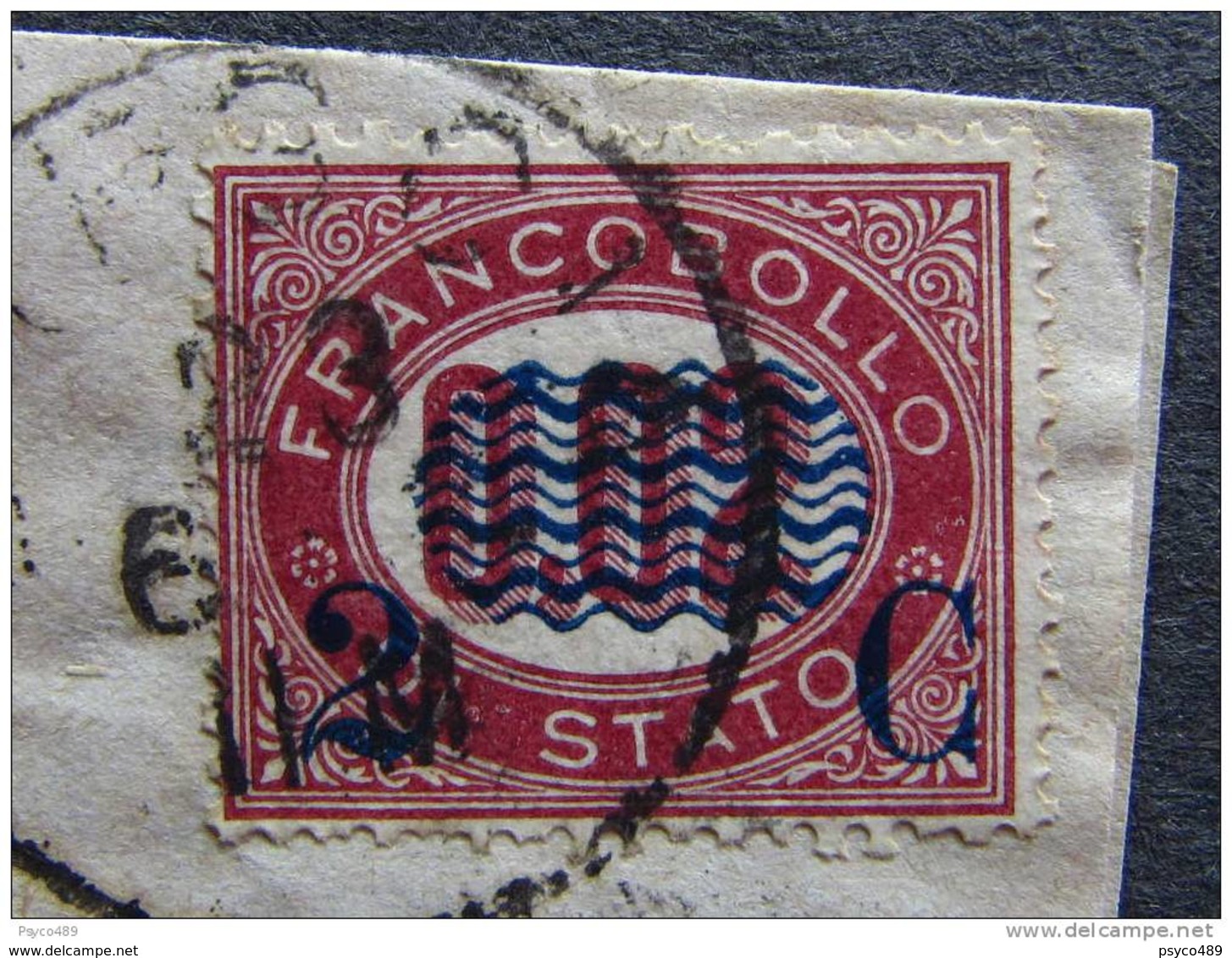 227 ITALIA Regno-1878- "Ondine" C. 2 Su 0.02 BRESCIA>BERGAMO (descrizione) - Storia Postale