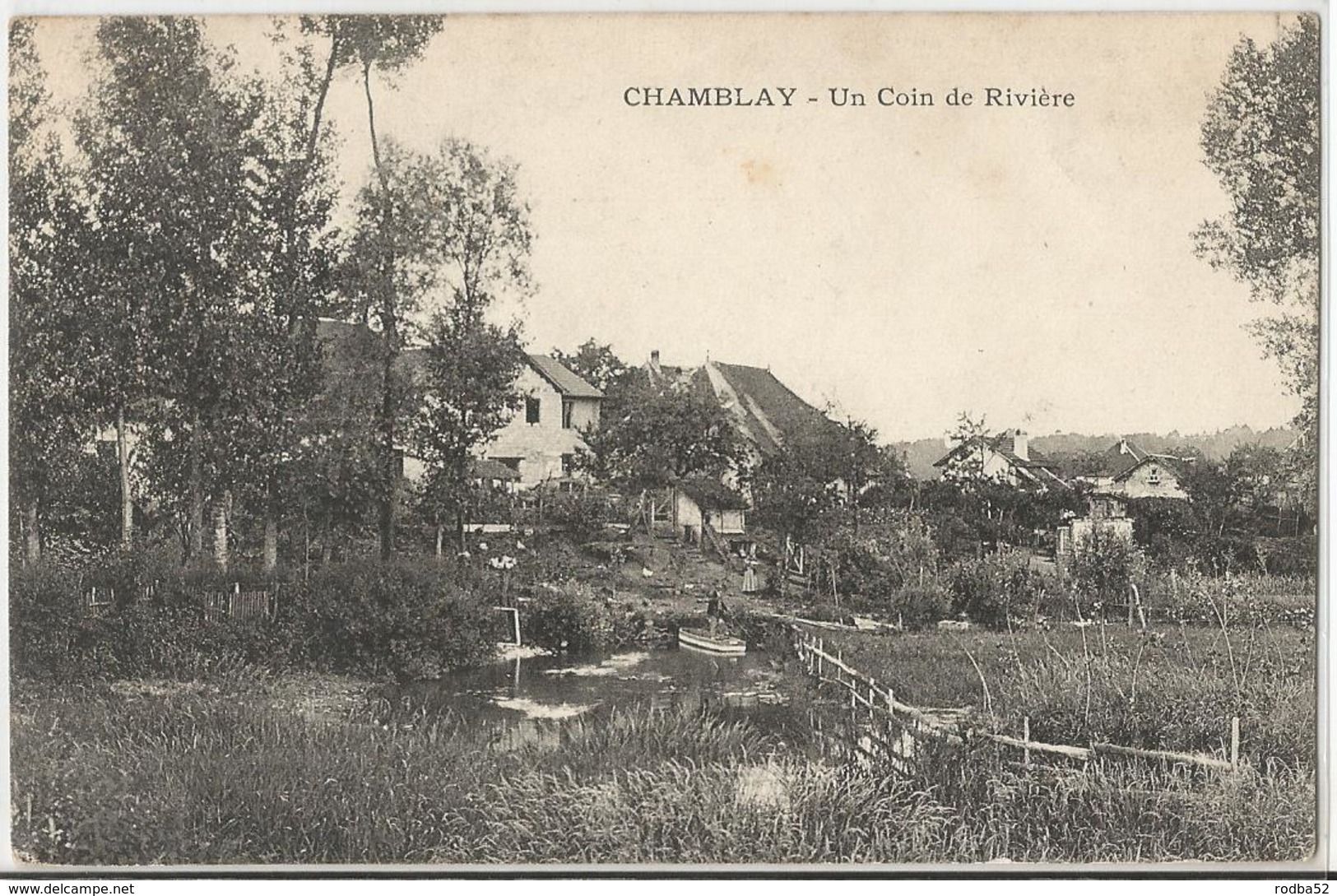 CPA - 39 -Jura - Chamblay - Un Coin De La Rivière - Altri & Non Classificati