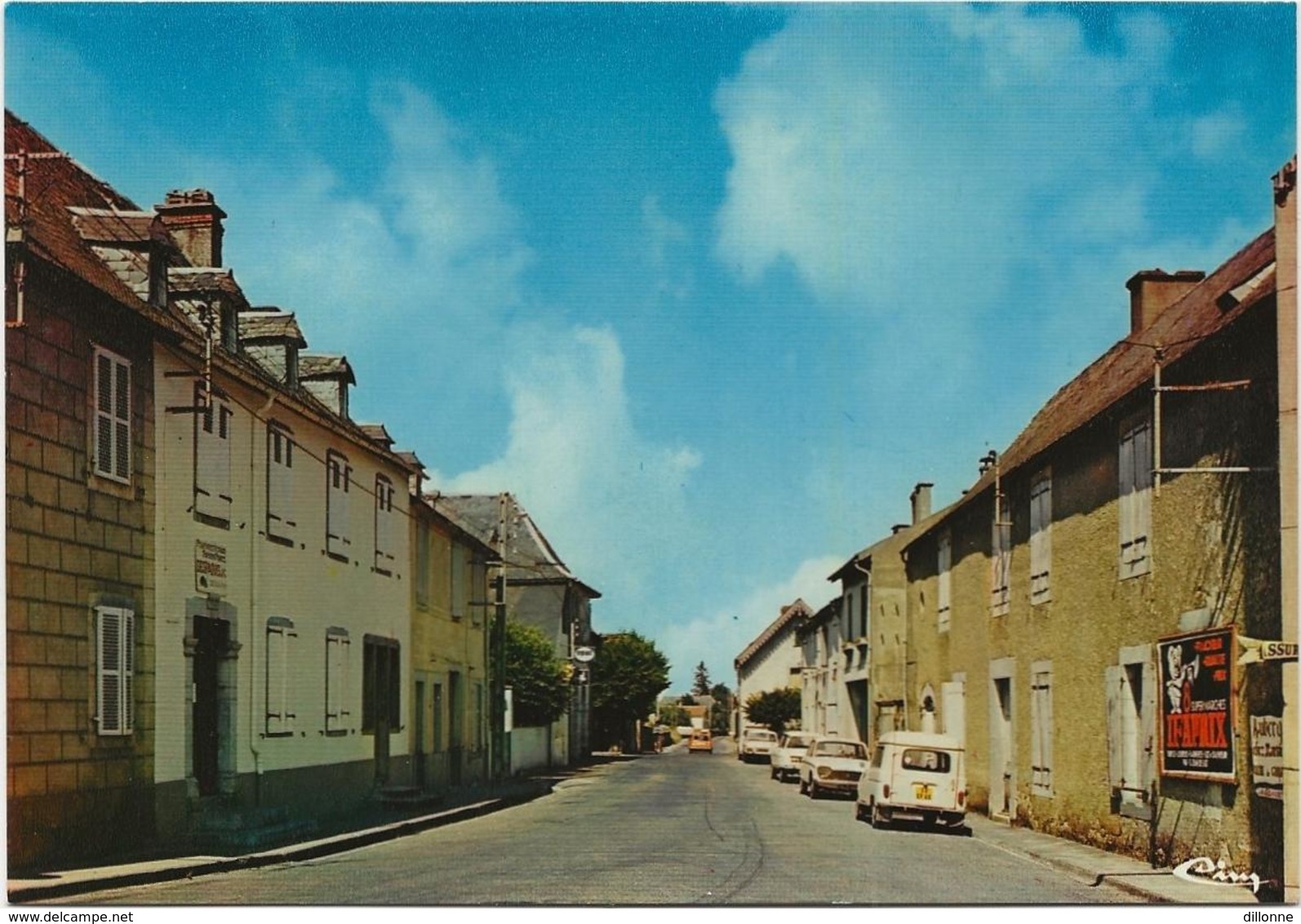 D 65  LABARTHE De NESTE   2 CARTES  Vue Generale Aerienne  +  Vieux Village (Voitures) - La Barthe De Neste