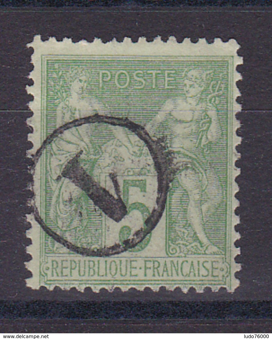 D106/ LOT SAGE N° 102 CACHET JOUR DE L AN - 1898-1900 Sage (Type III)