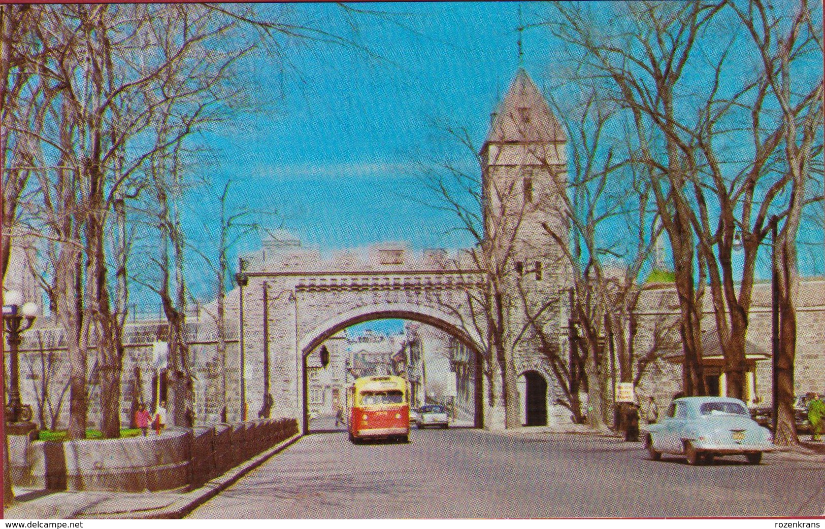 Canada Vieux Quebec La Porte St-Louis Fortifications Gate Old Quebec - Québec - La Cité