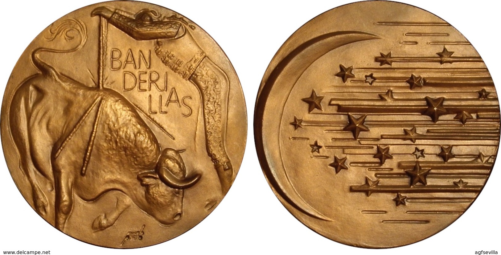 ESPAÑA. MEDALLA F.N.M.T. SERIE TAUROMAQUIA. BANDERILLAS. 1.963. BRONCE. SPAIN MEDAL - Professionals/Firms