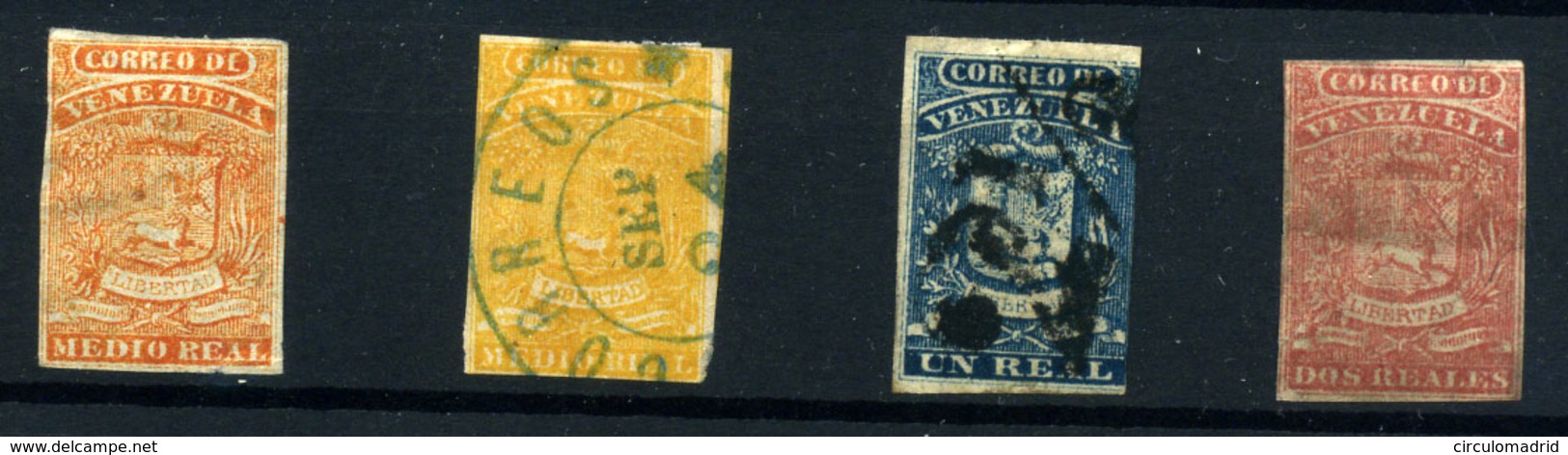 Venezuela Nº 1, 3, 12. Año 1859/60. - Venezuela