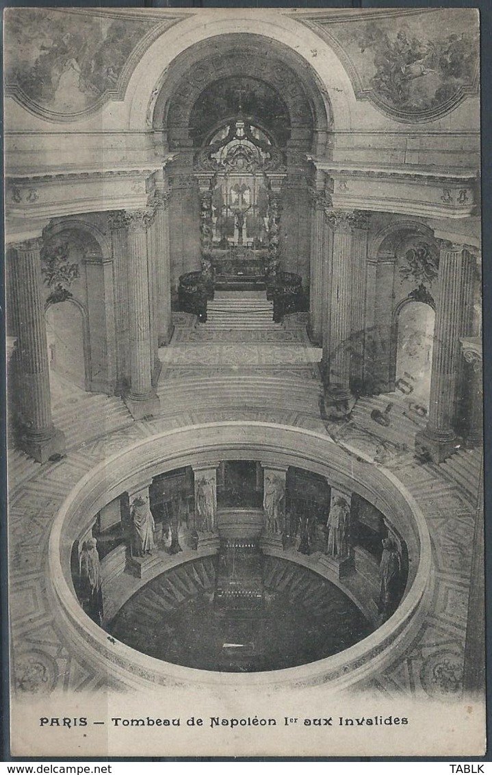 0277 - FRANKRIJK - FRANCE - PARIJS - TOMBEAU DE NAPOLEON - GRAF VAN NAPOLEON - TOMB OF NAPOLEON 1918 - Ile-de-France