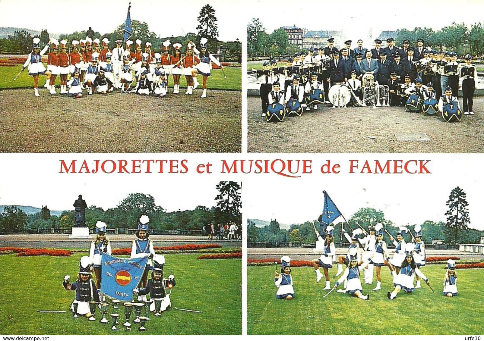 57 - FAMECK - CARTE POSTALE DES MAJORETTES - Musique Et Musiciens