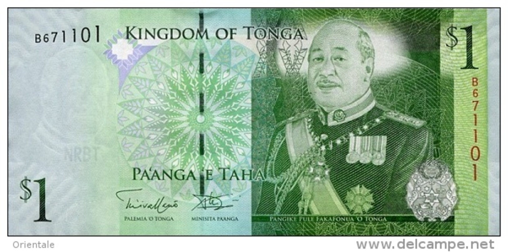 TONGA P. 37 1 P 2011 UNC - Tonga