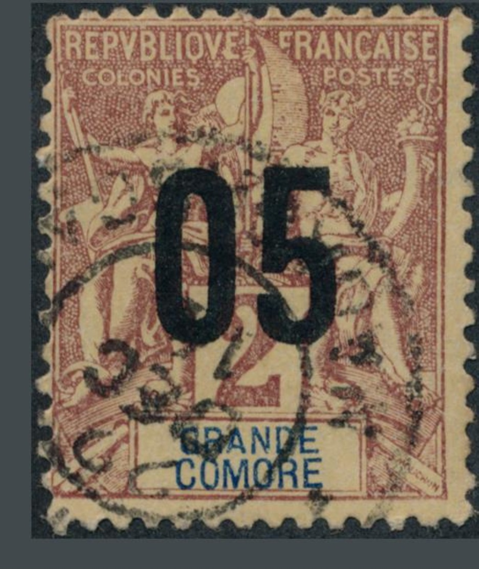 Colonie Française 1912 Grande Comore Navigation Commerce Omnibus - Other & Unclassified