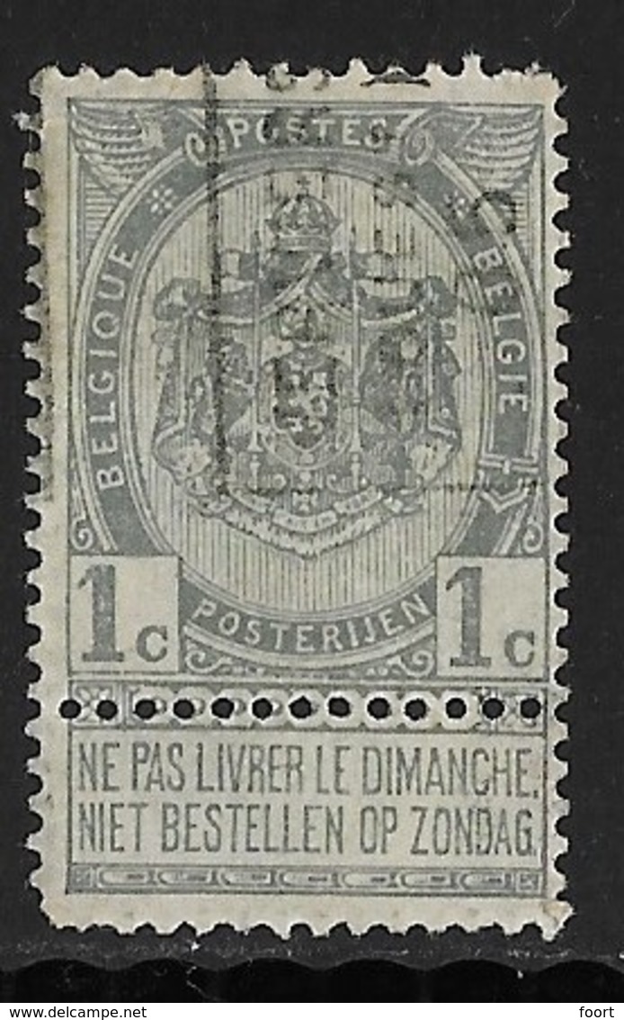 Verviers Ouest 1905  Nr. 698A - Roulettes 1900-09