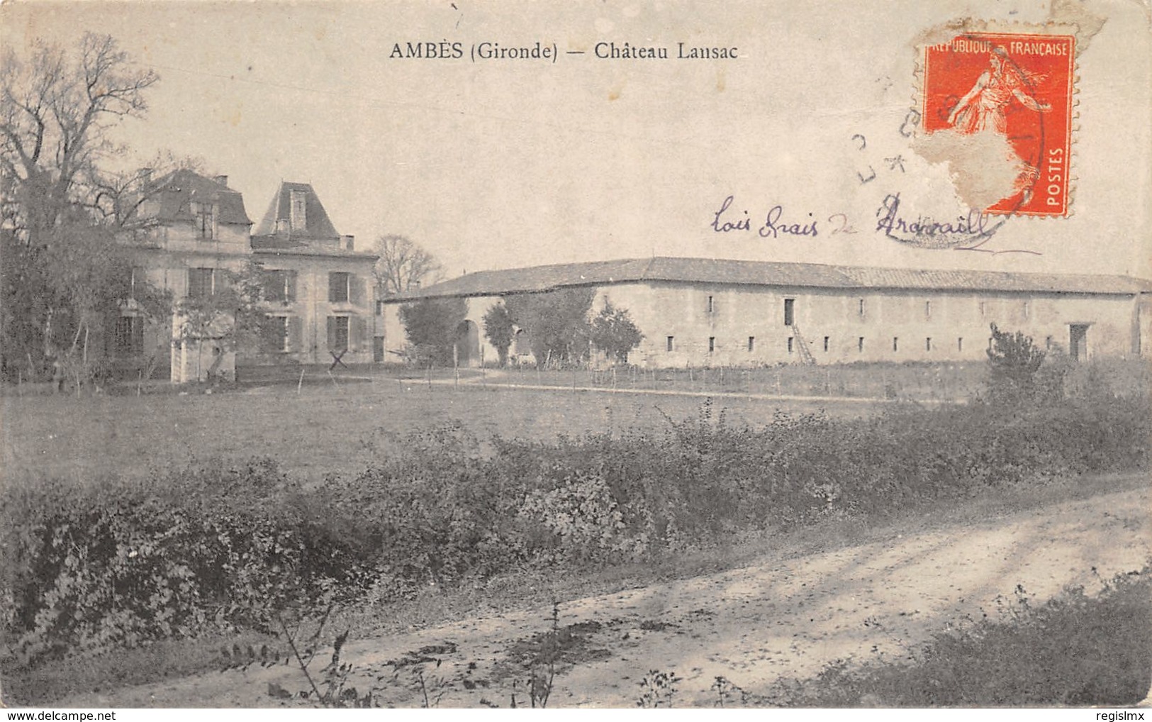 33-AMBES-CHÂTEAU LAUSAC-N°363-G/0095 - Autres & Non Classés